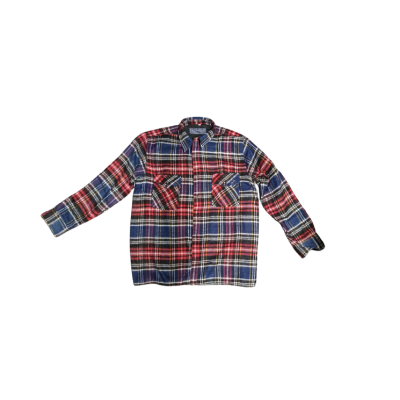 Koszula zimowa ze wzorem kratowym - 100% bawełna (możliwość nadruku lub haftu)