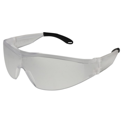 Okulary Ochronne BHP PP-O6 z czarnymi końcówkami
