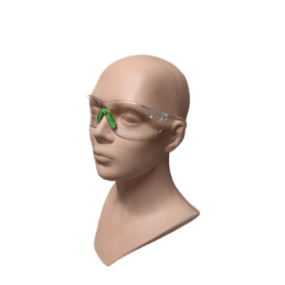 Okulary ochronne bhp PP-O9 - noski i końcówki zielone