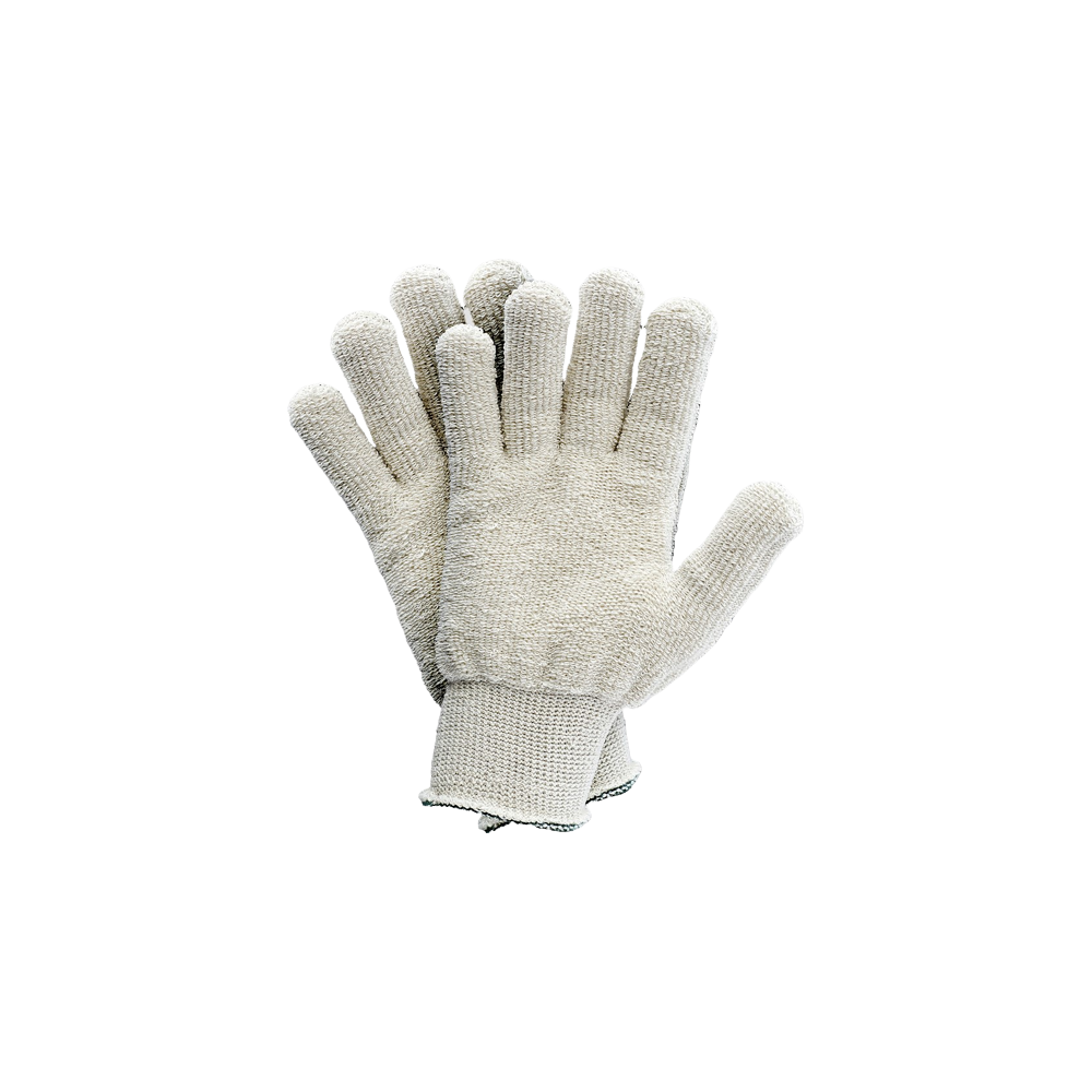 Rękawice dziane robocze 100% bawełna, termiczne i odporne na ciepło